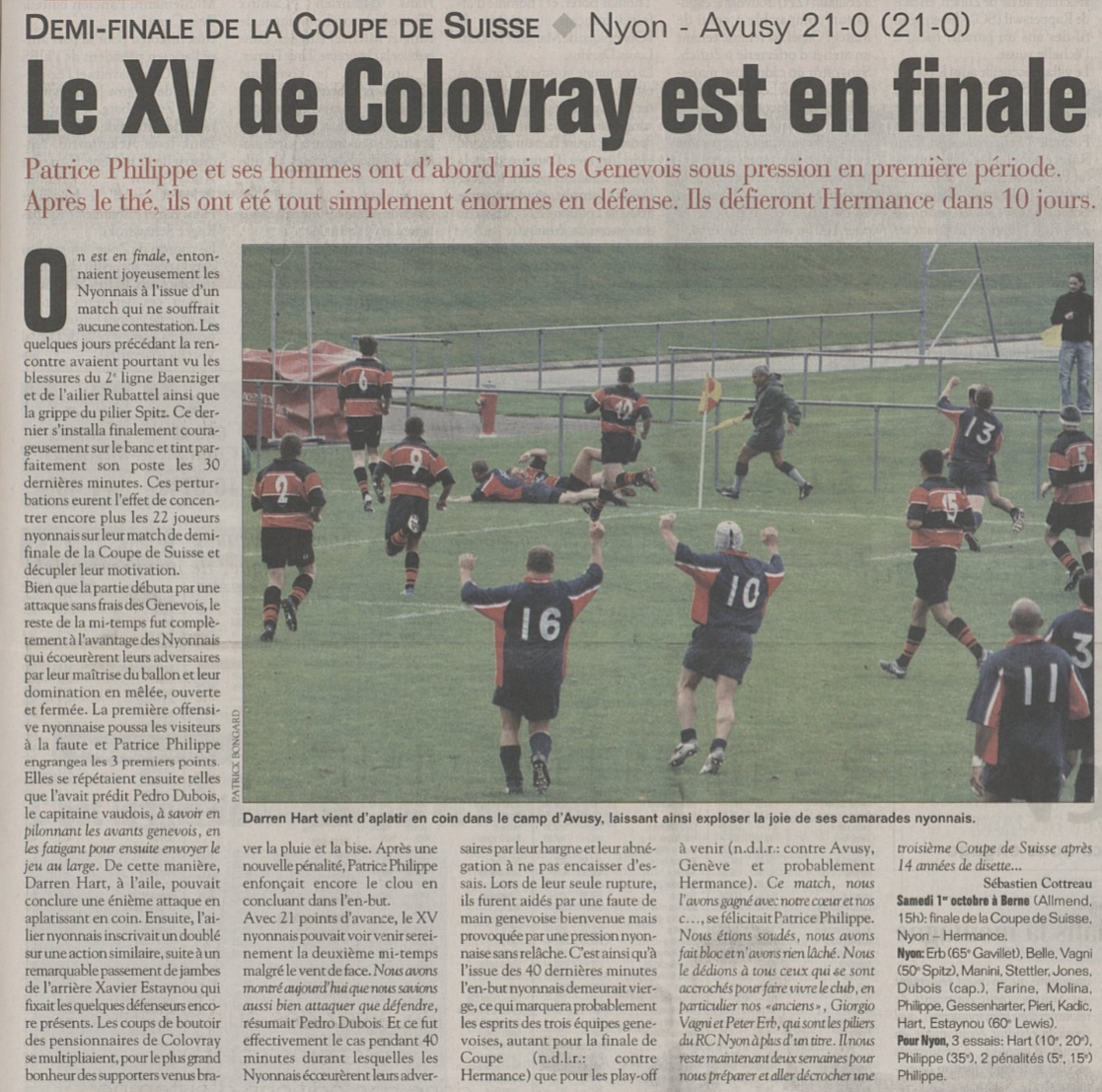 Nyon 21 - Avusy 0