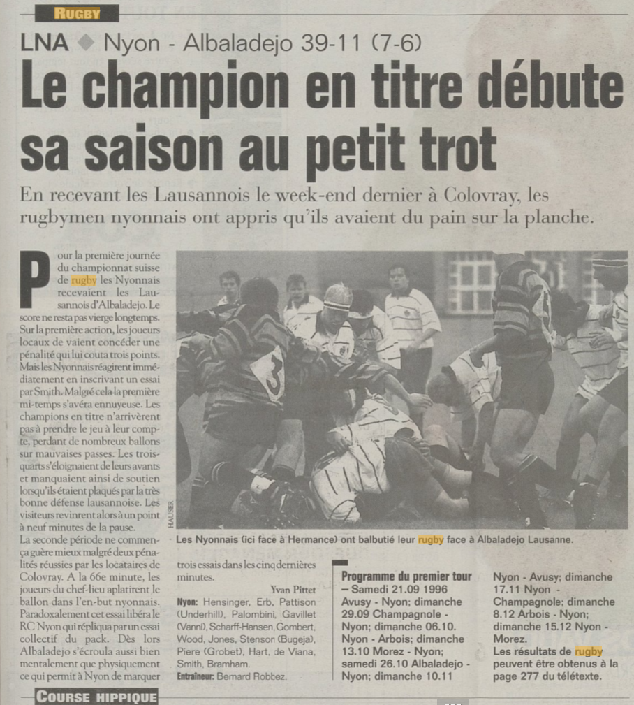 Nyon 39 - Alba 11